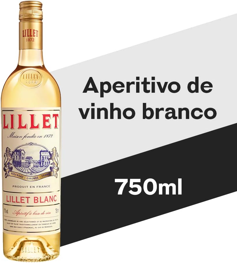 Aperitivo Lillet Blanc de Vinho Francês 750 ml - Spritz - Imagem 2
