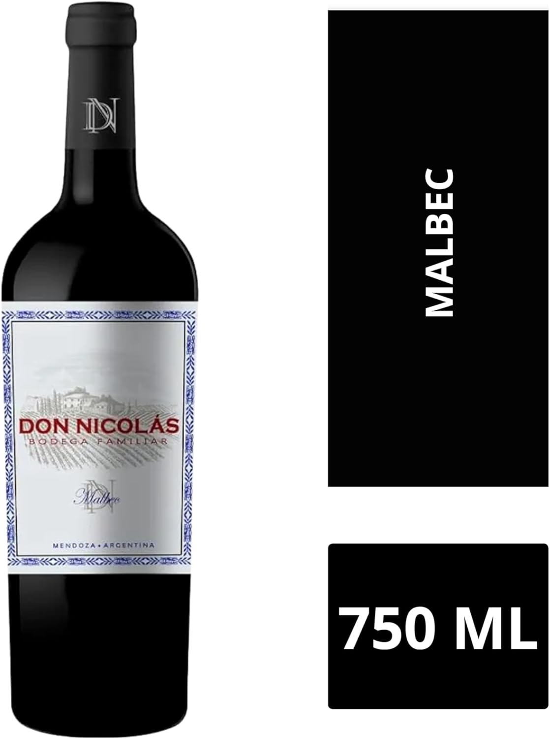 Don Nicolás Vinho Tinto Argentino Malbec 750Ml - Imagem 3