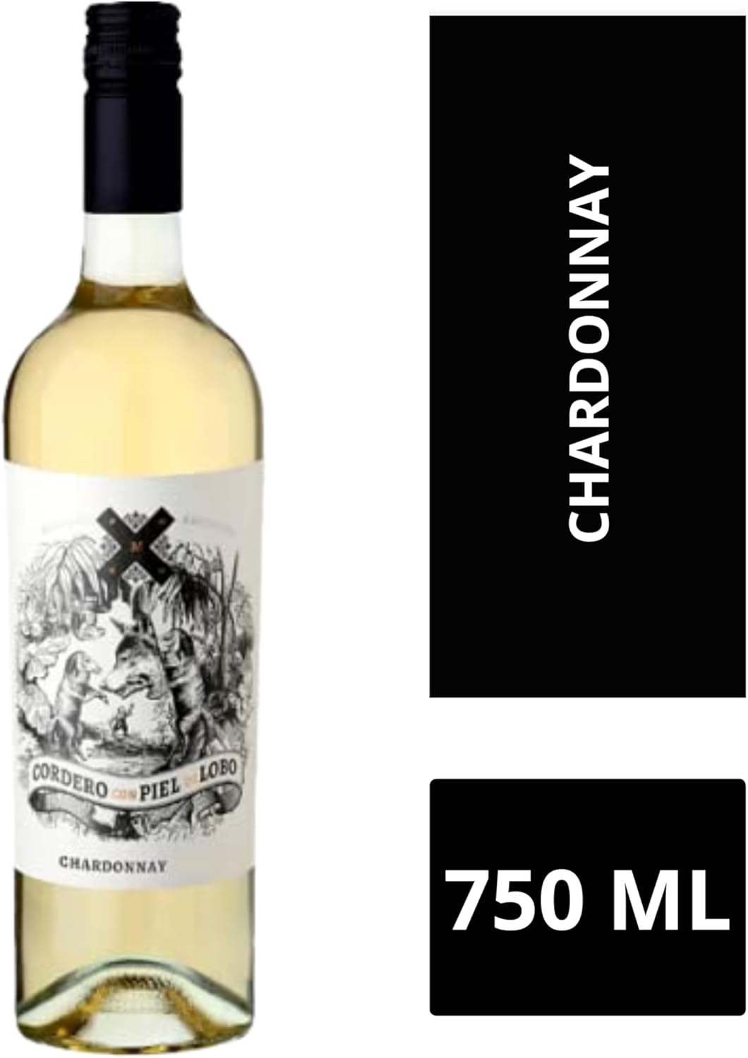 Vinho Branco Argentino Cordero Con Piel de Lobo Chardonnay 750ml - Imagem 3