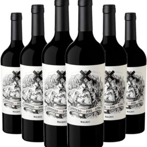 Kit 6 Garrafas Cordero Con Piel de Lobo Malbec