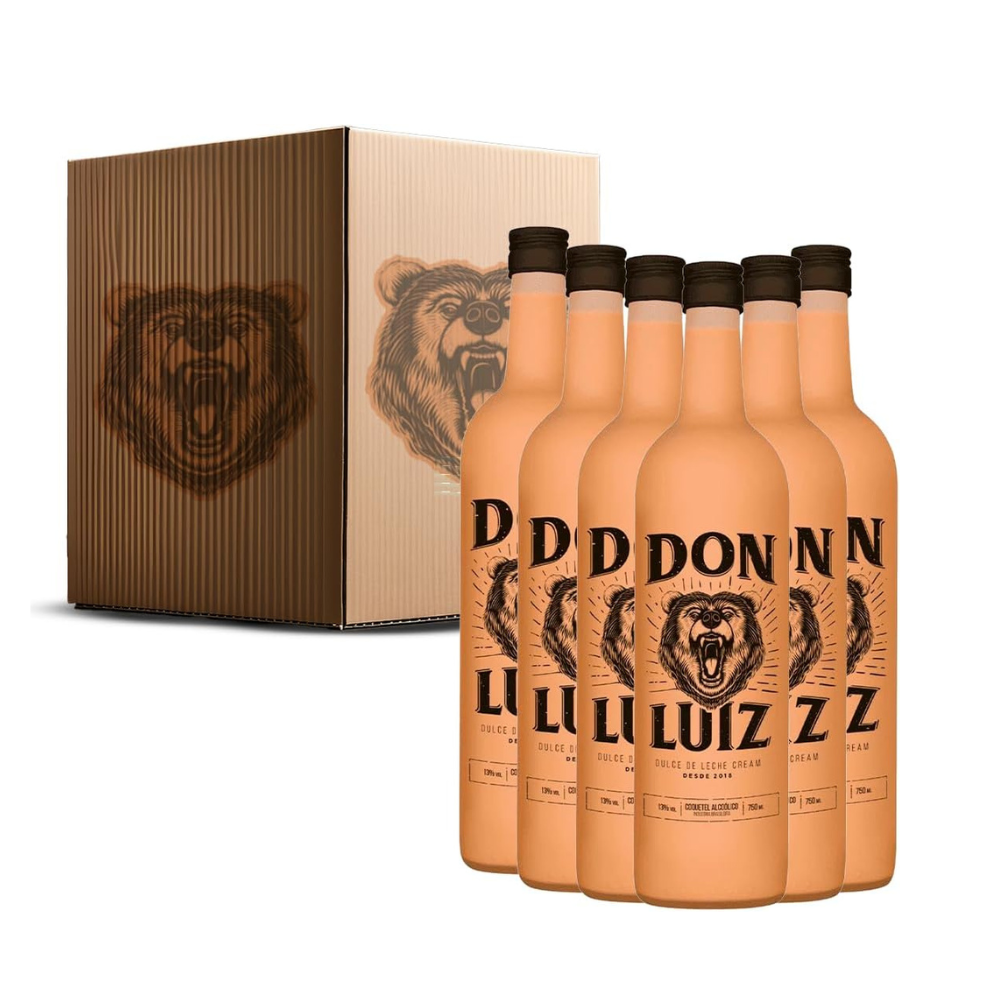 Kit 6 Licor Don Luiz Creme Doce De Leite 750ml Original